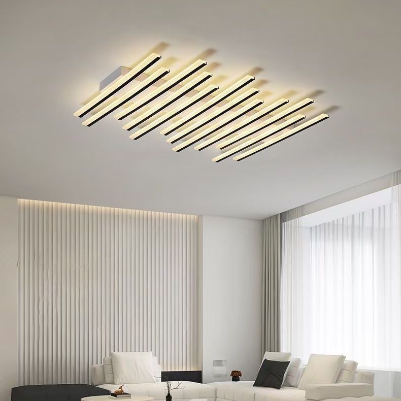 Freyza | Black Flush Mount Ceiling Light – Modern Bedroom Hallway Kitchen