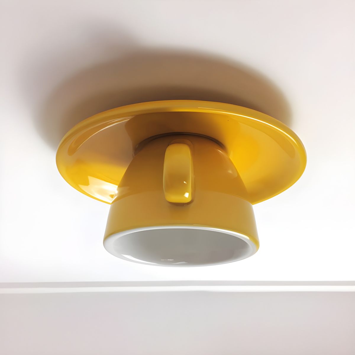 Freyza | Plafonnier encastré en céramique – Moderne, pour chambre, couloir et cuisine