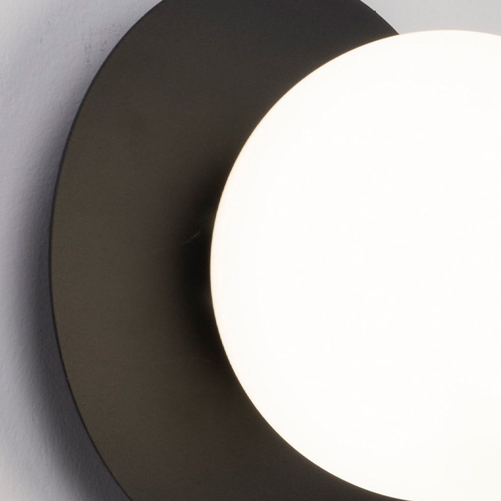 Freyza - LED Wall Sconce – Round Glass Ball Globe 12W Gold (15cm / 6in)