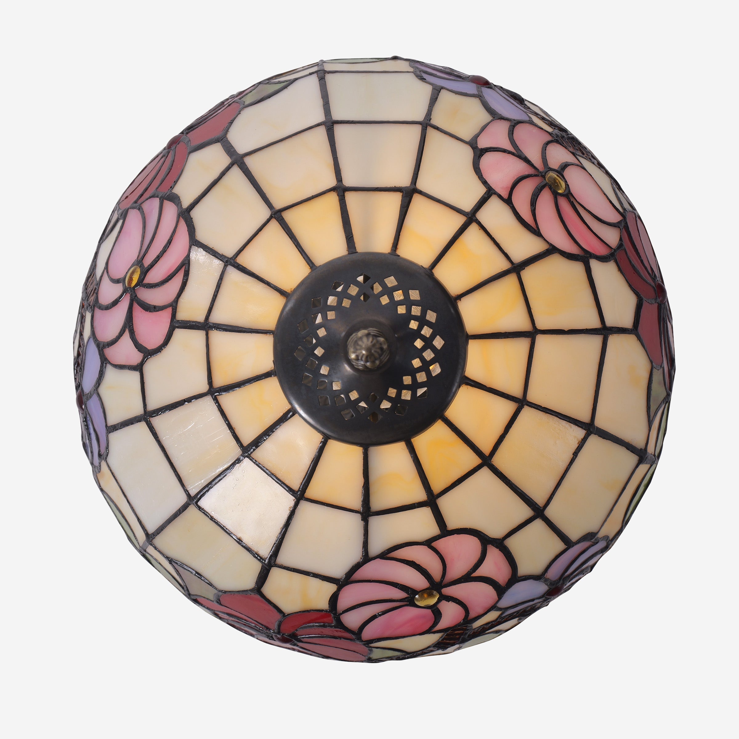 FloraGlow | Elegant Handcrafted Stained Glass Table Lamp 7