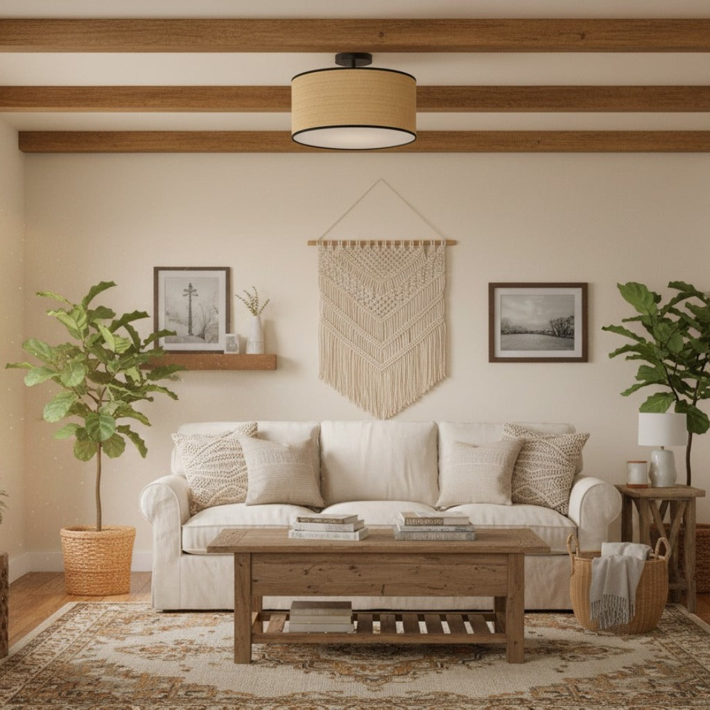 Freyza | Deckenleuchte aus Messing – Schlafzimmer Wohnzimmer