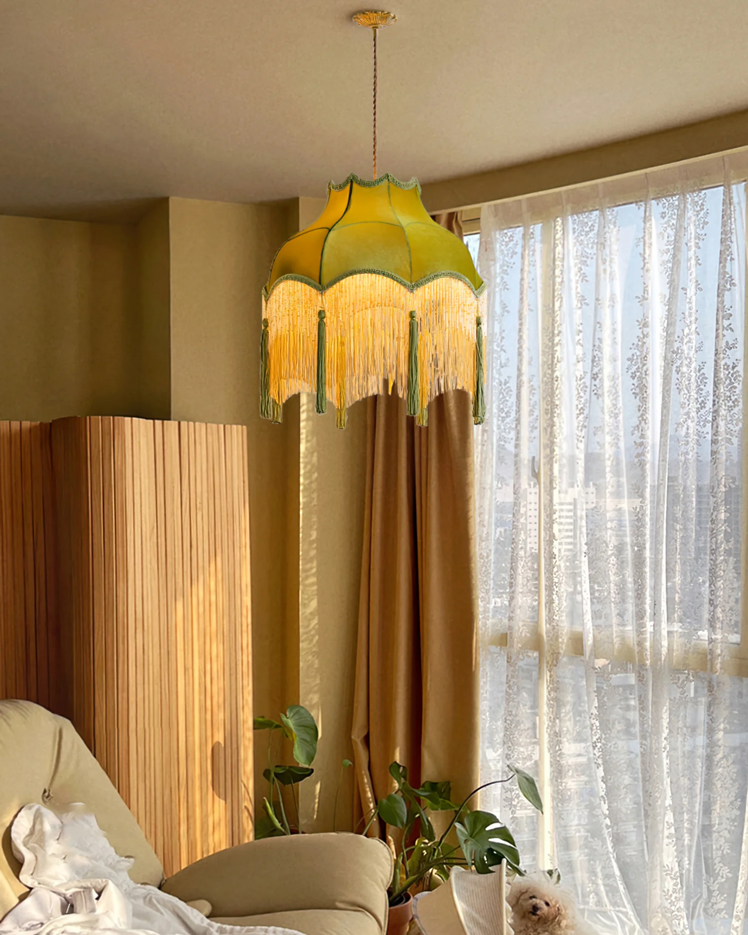 Freyza - Hadley Fabric Pendant Lamp