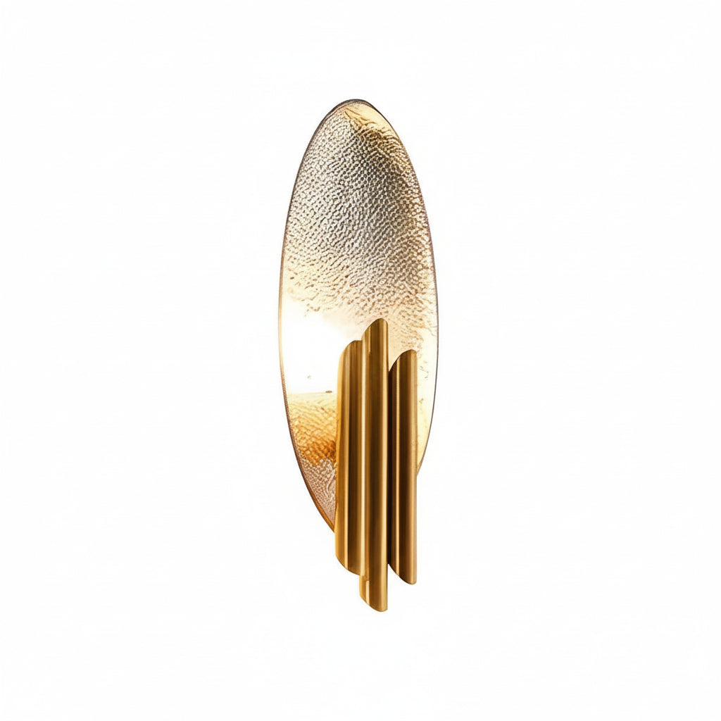 Freyza - LED Wall Sconce Light – Modern Oval Iron Electroplated (45x17cm / 17.7x6.7in)