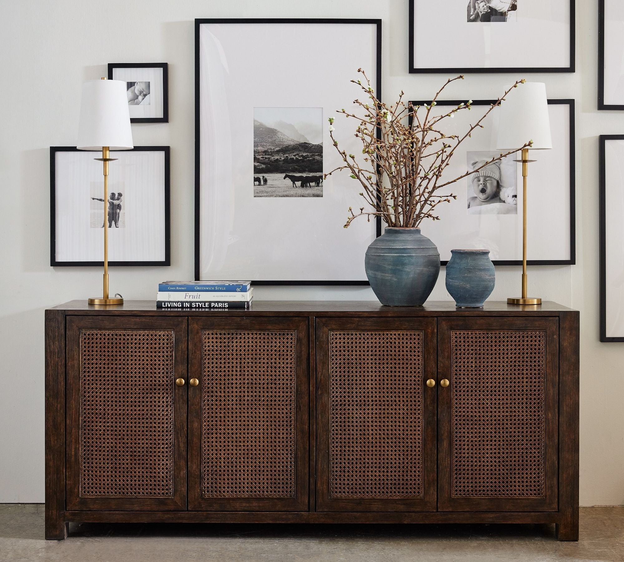 Freyza | Iron Linen Table Lamp – Modern Bedside Bedroom