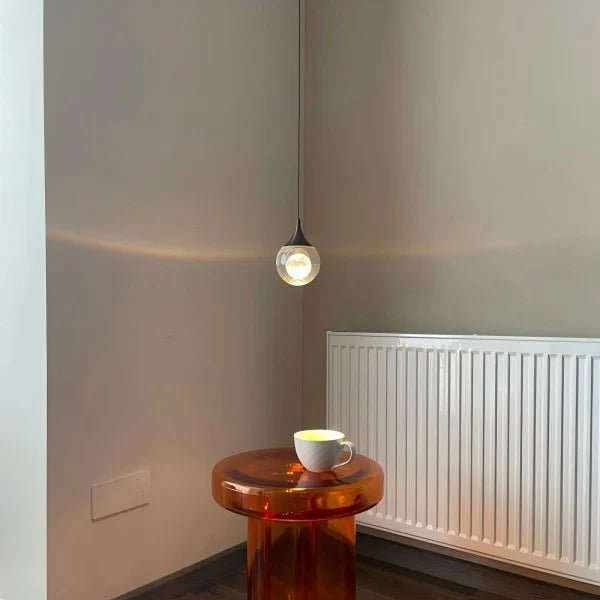 Freyza - Moon Clear Glass Ball Pendant Light