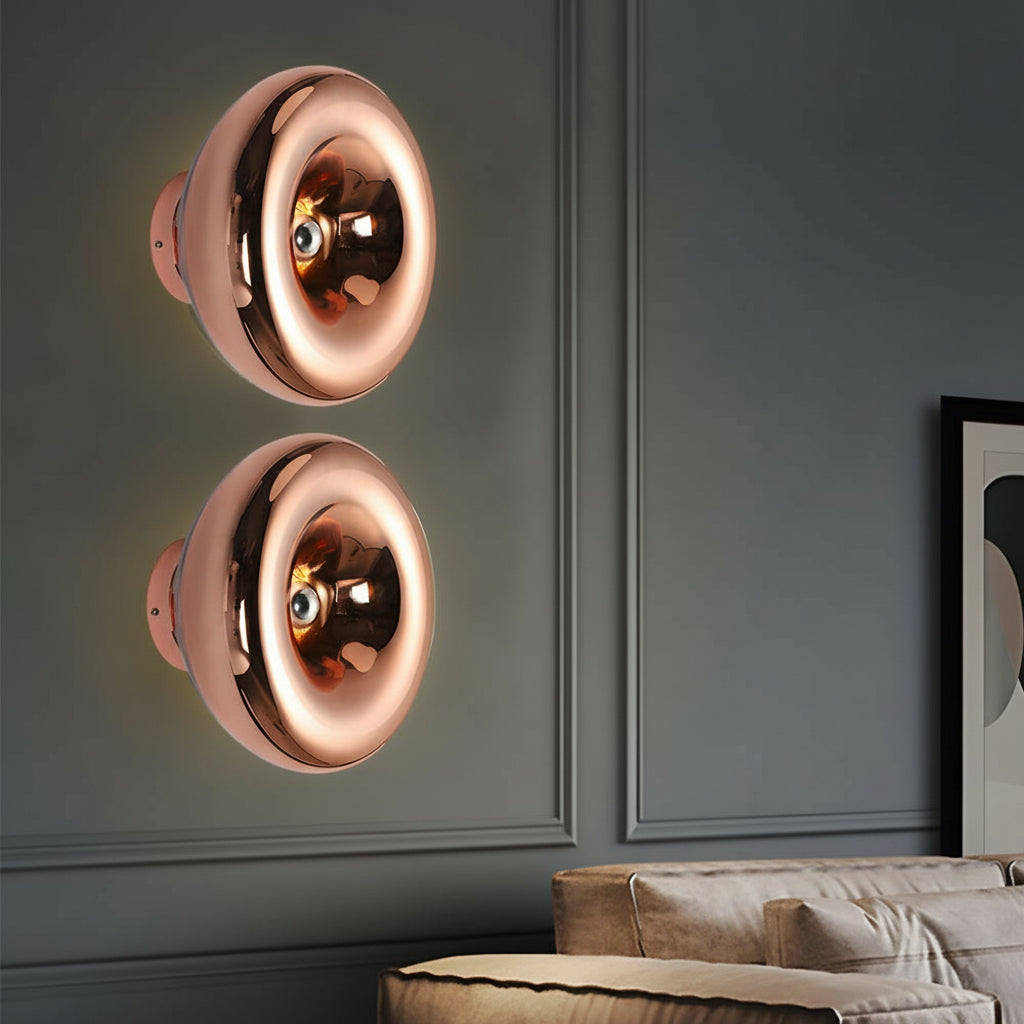 Freyza - Modern Lava Glass LED Wall Sconce – Creative Melting Art Wall Light (Gold/Silver/Rose Gold)