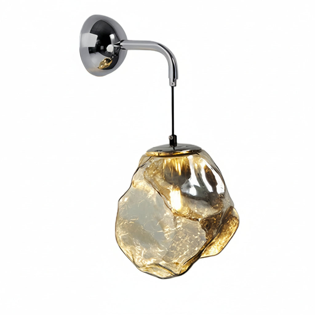 Freyza - LED Wall Sconce – Art Deco Iron White Gold Silver Rose Gold (3-Step Dimming & 13x20cm)