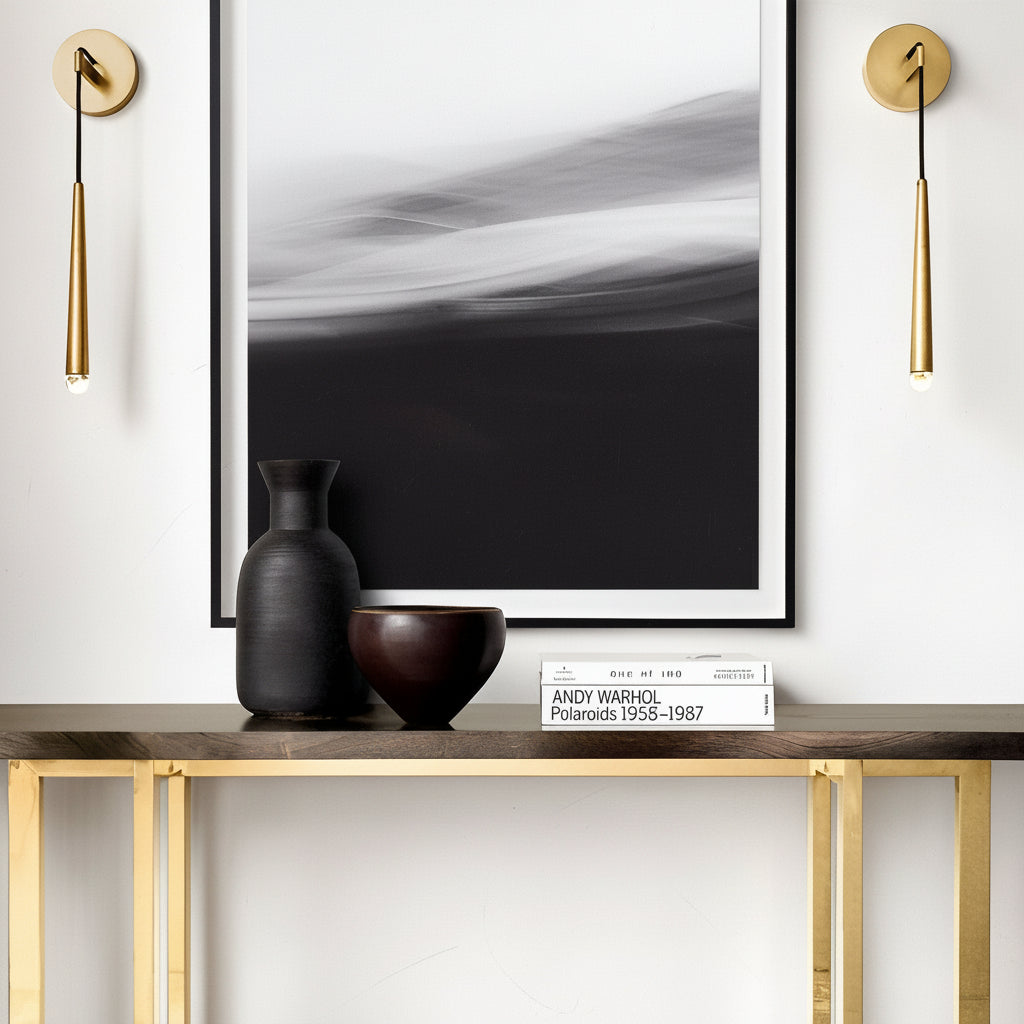 Freyza - LED Wall Sconce – Strip Crystal Nordic Hardware Lamp (24in / 20in)