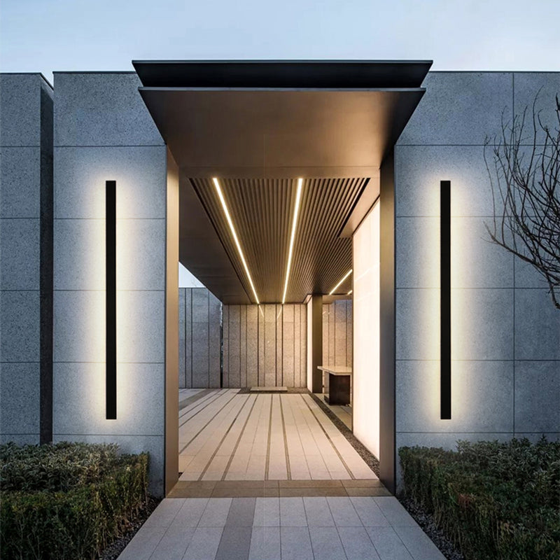 Freyza | Silex Linear Outdoor Outdoor Wall Light – Garden Porch Exterior
