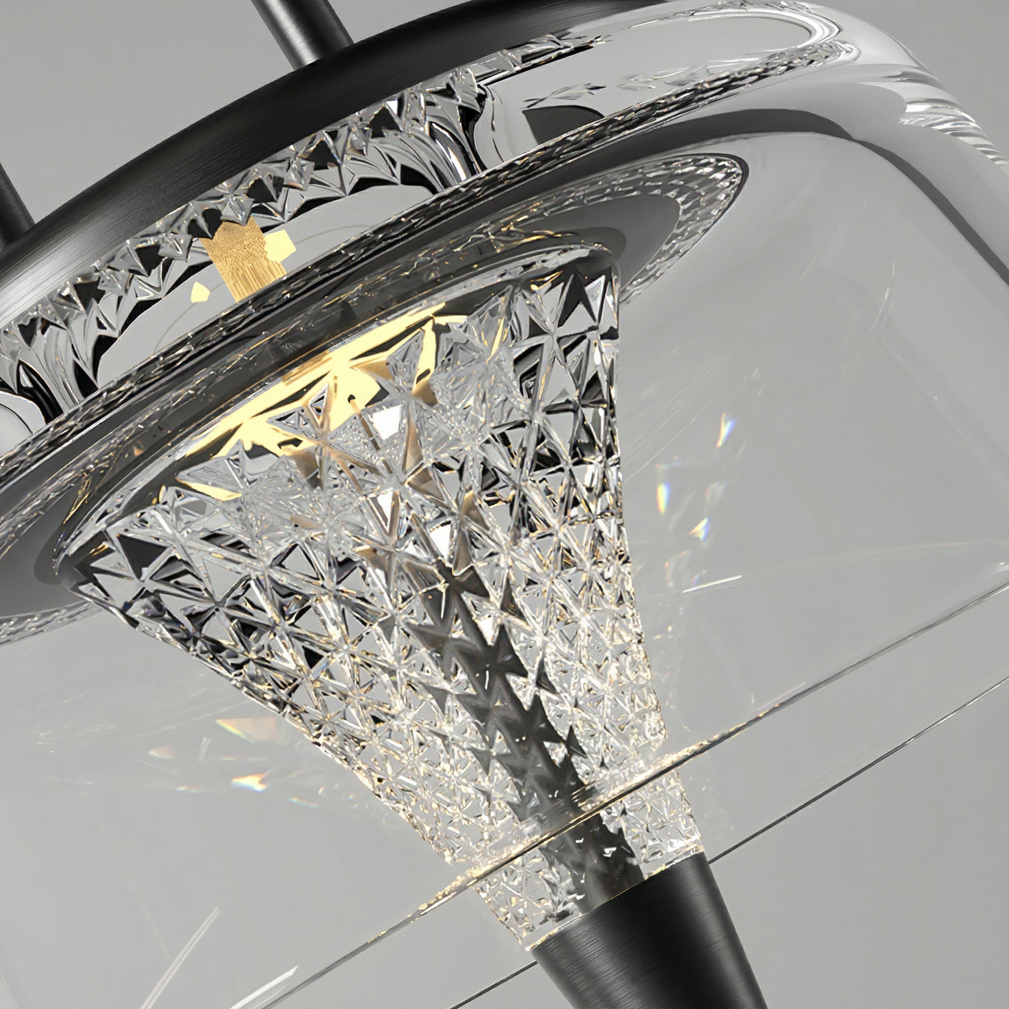 Freyza - Solar Outdoor Pendant Light IP65 Waterproof USB Rechargeable 18-28cm / 7-11in 3-Color Dimming