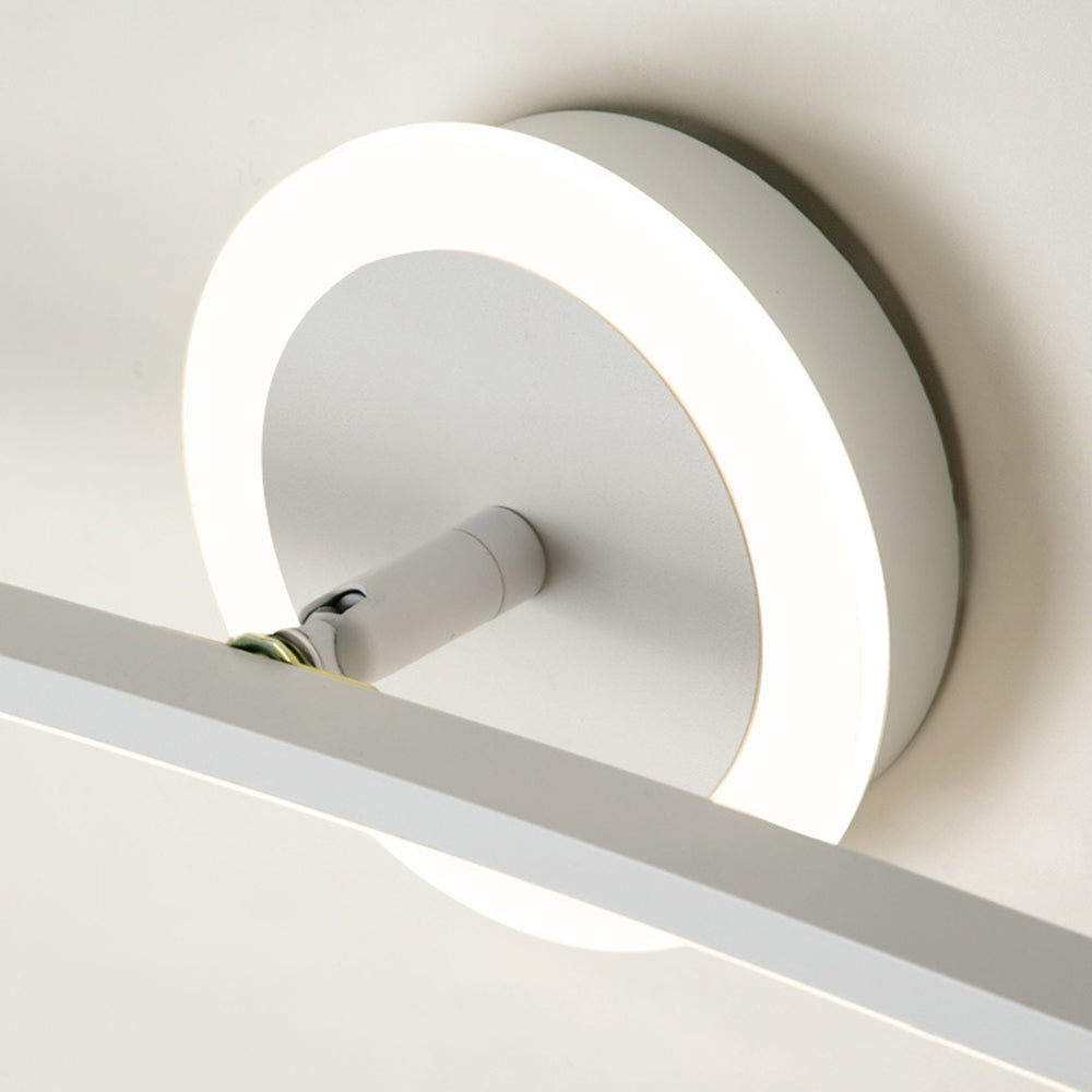 Freyza | Applique de meuble-lavabo blanche – Miroir moderne pour meuble-lavabo de salle de bains