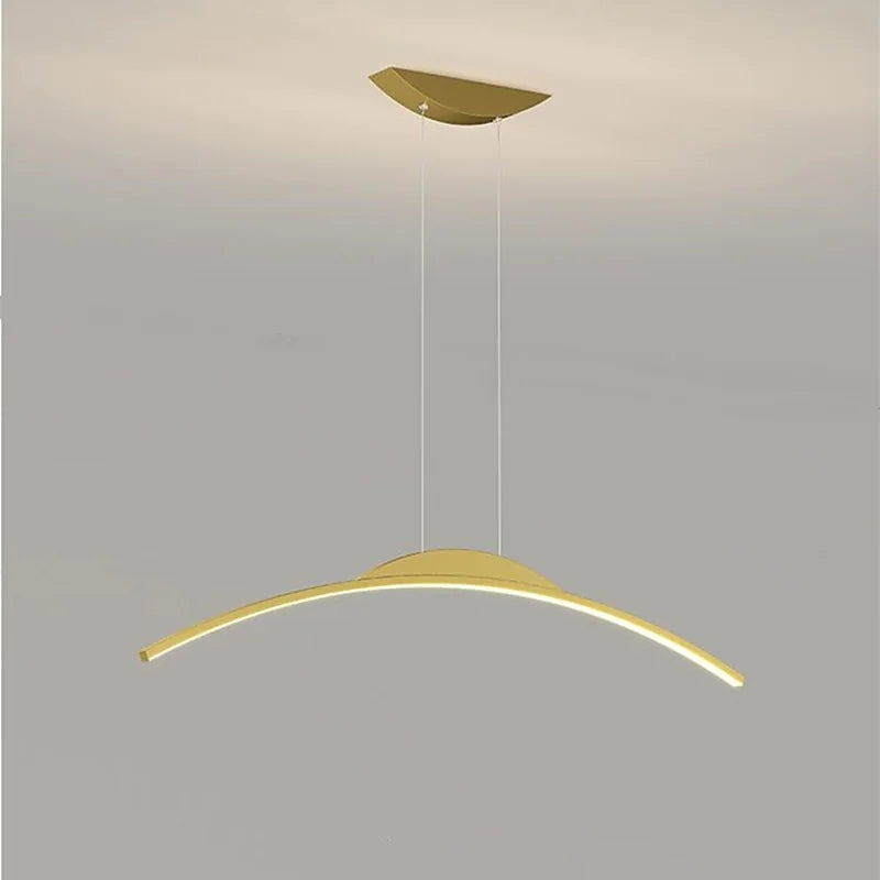 Freyza | Floa Minimalist Linear Pendant Light – Minimalist Kitchen Dining Room