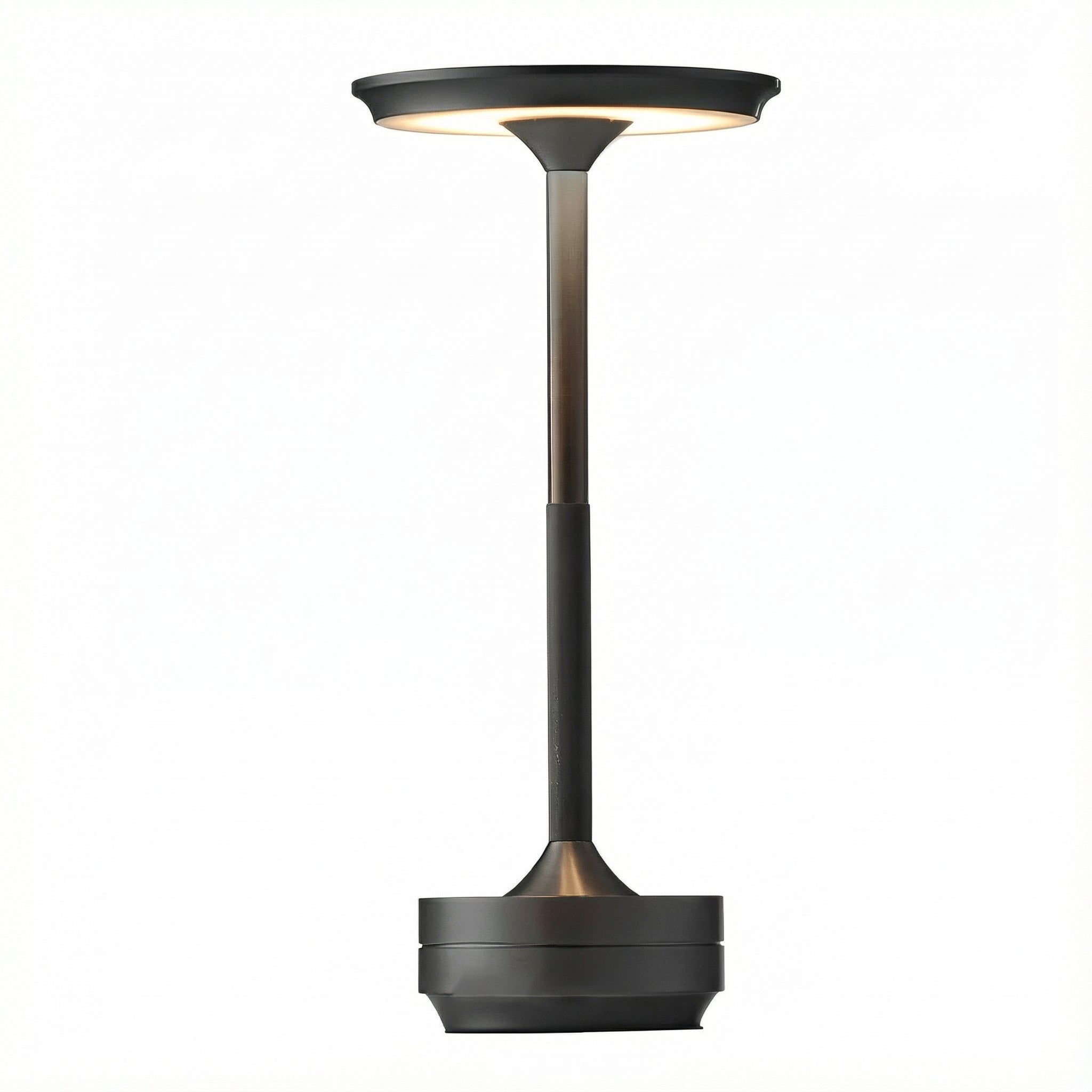 Freyza - LED Table Lamp Cordless UFO Design Plated Metal 3-Step Dimming 28cm / 11in