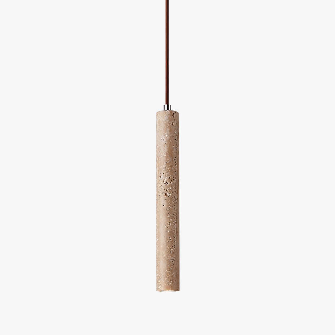 Suspension cylindrique en travertin Freyza | Olvynarae – Cuisine et salle à manger