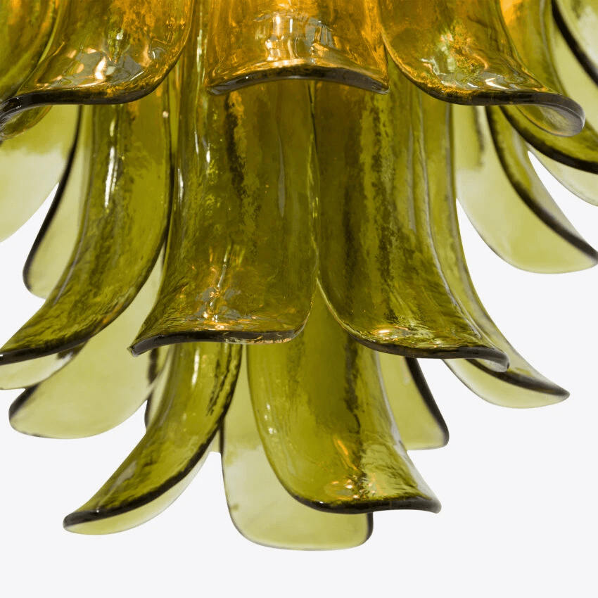 Freyza | Lustre Aurora en verre vert – Salle à manger, salon