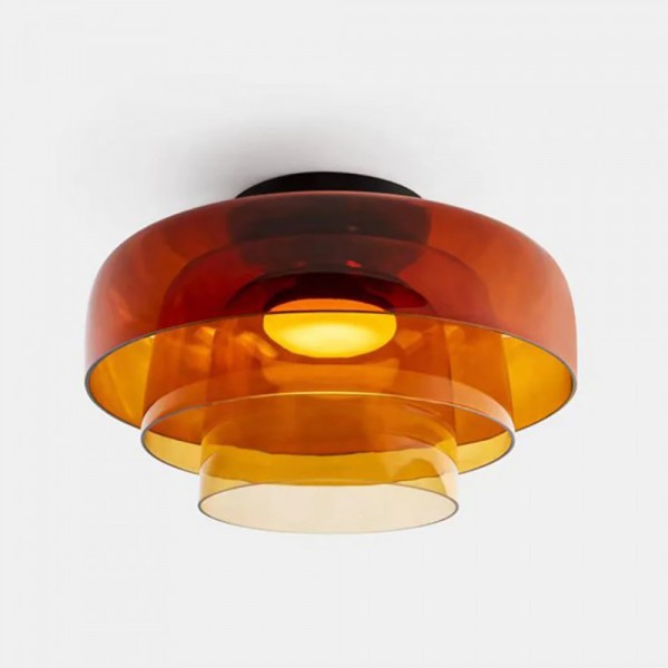 Freyza - Nordic Morandi Glass Bowl Shaped Ceiling Lamp S183