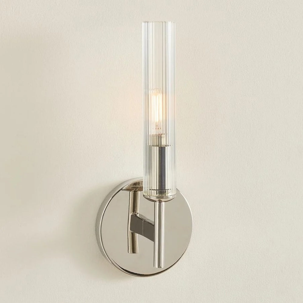 Freyza | 1-Light Glass Wall Light – Bedroom Hallway