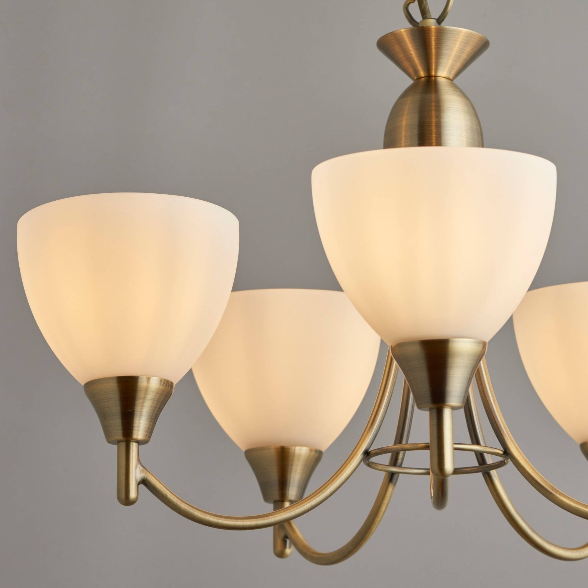 BrassElegance | Stylish Adjustable Antique Brass Ceiling Light Fixture 5