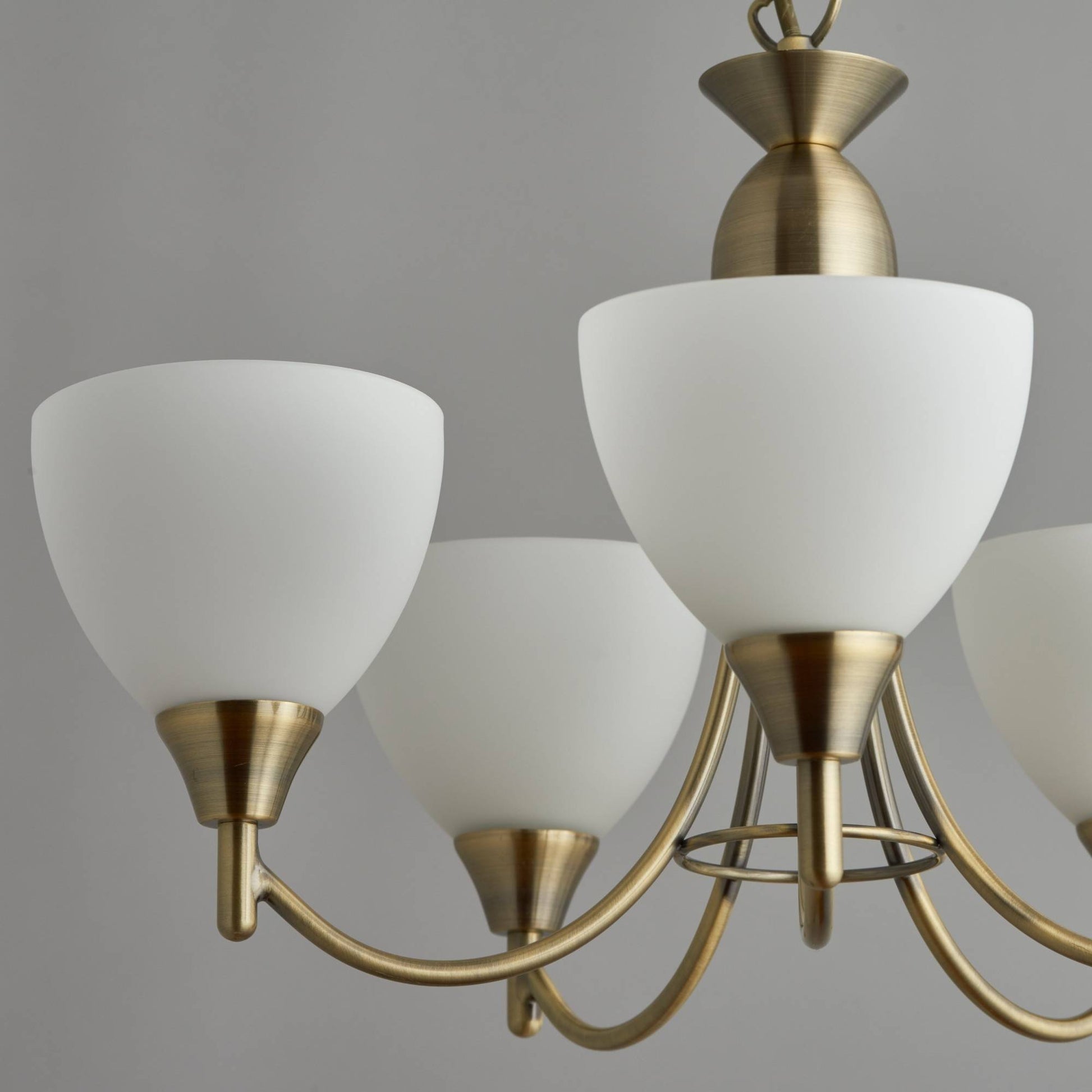 BrassElegance | Stylish Adjustable Antique Brass Ceiling Light Fixture 4