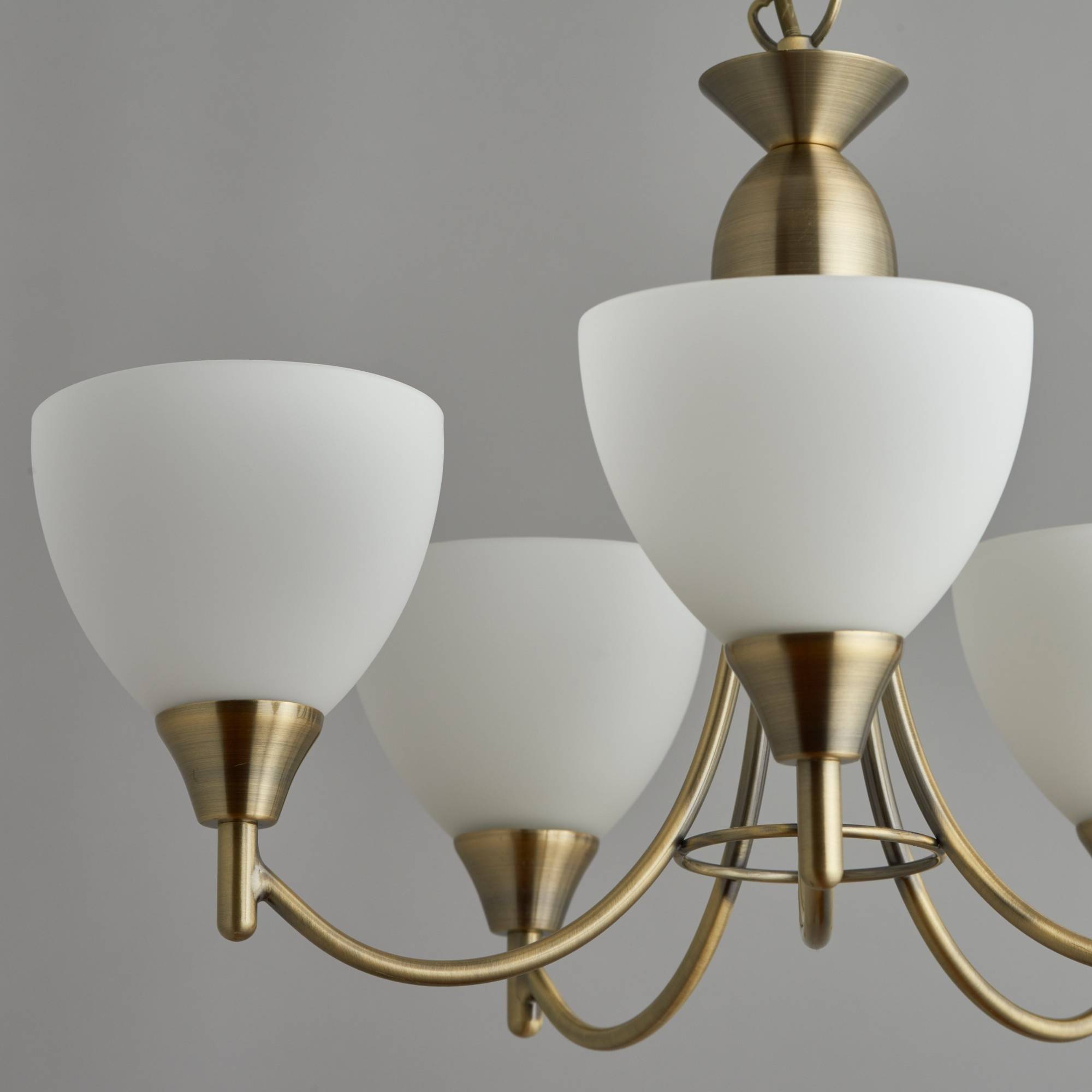 BrassElegance | Stylish Adjustable Antique Brass Ceiling Light Fixture 4