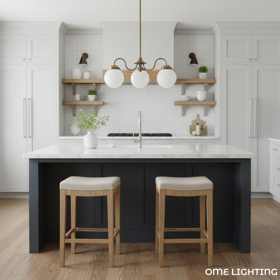 Freyza | 3-Light Glass Chandelier – Dining Room Living Room