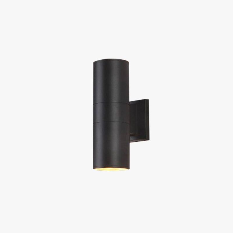 Freyza | Kren Minimalist Metal Black Outdoor Wall Light – Minimalist Garden Porch Exterior