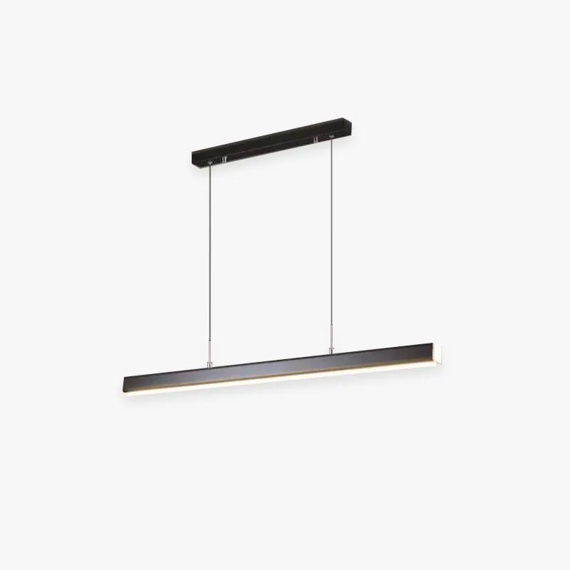 Freyza | Suspension linéaire noire moderne Thala – Cuisine moderne, salle à manger
