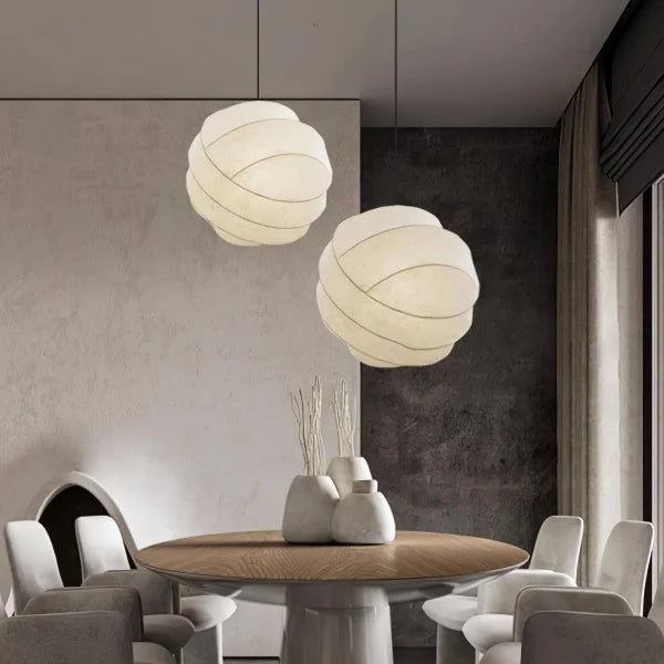 Freyza - Wabi-Sabi Fiber Cocoon Pendant Lamp M400