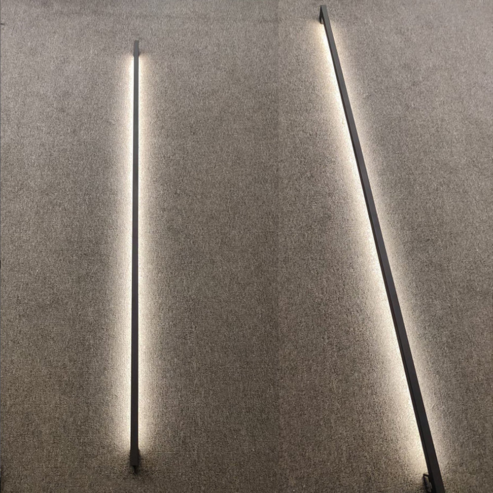 Freyza | Liora applique murale intérieure noire, moderne et fine – chambre et salon modernes