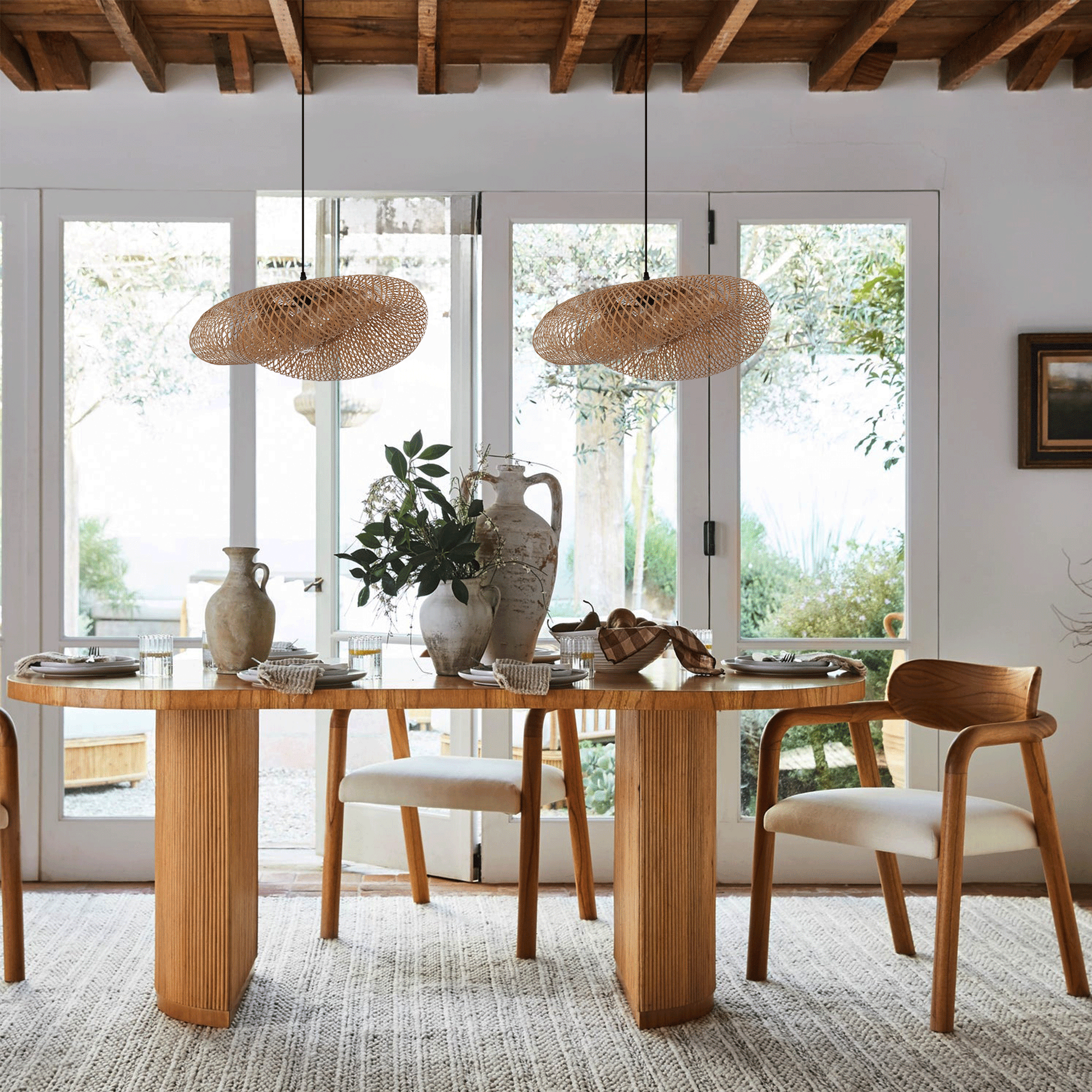 BambooGlow | Elegant Eco-Friendly Handmade Pendant Light Fixture 7