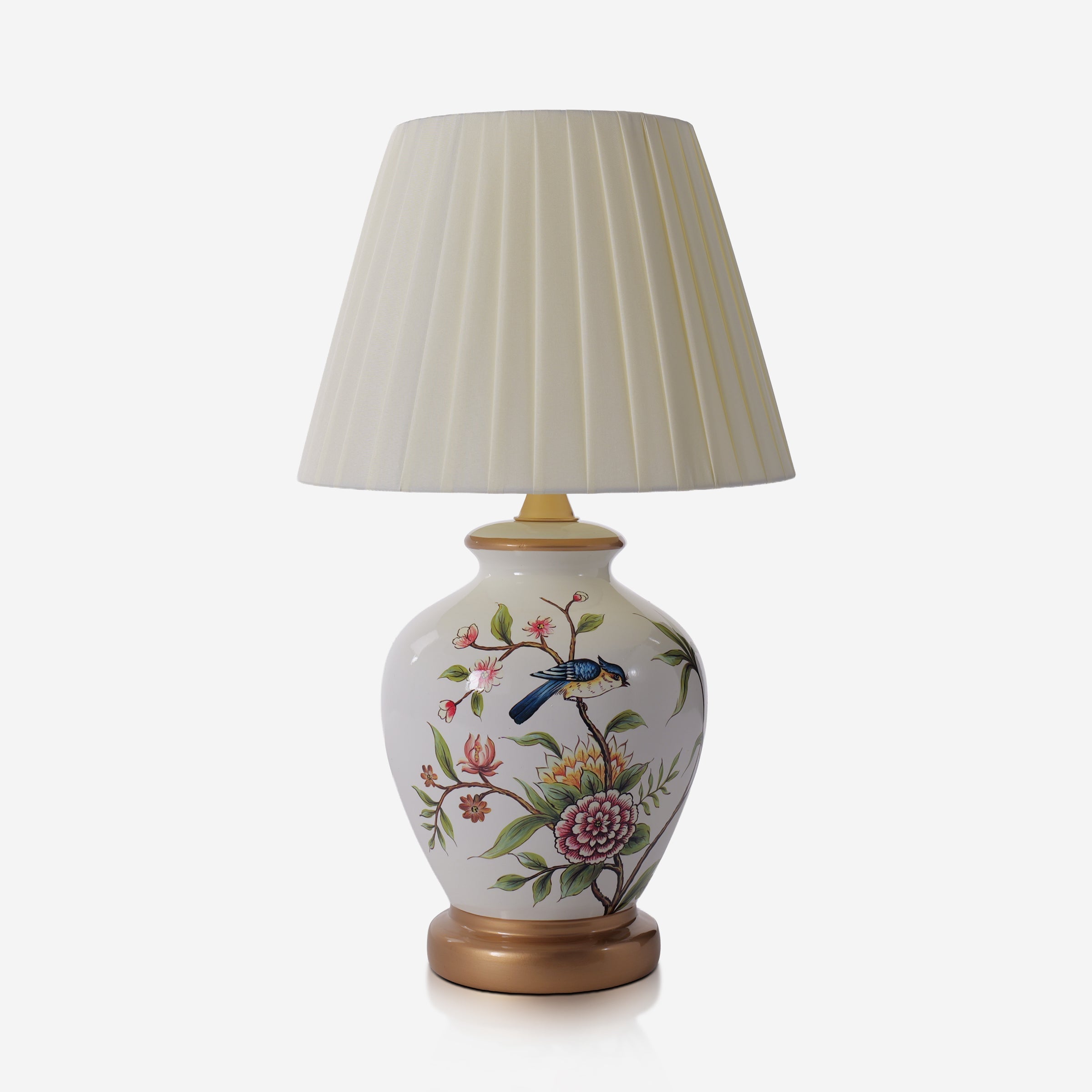 Ceramic Elegance | Timeless Hand-Painted Chinoiserie Table Lamp Collection 24