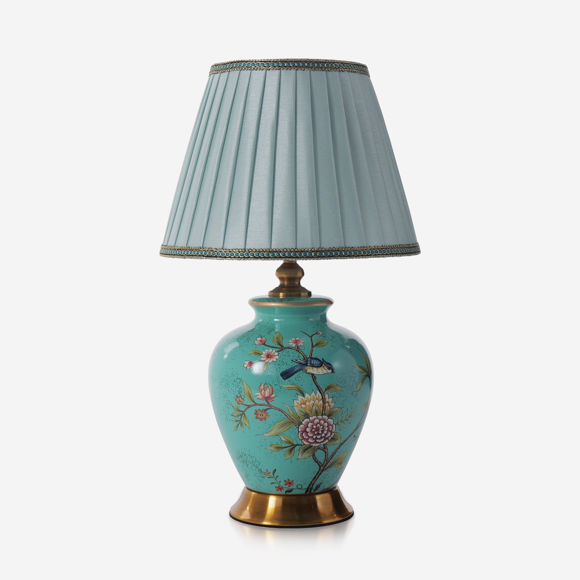 Ceramic Elegance | Timeless Hand-Painted Chinoiserie Table Lamp Collection 5
