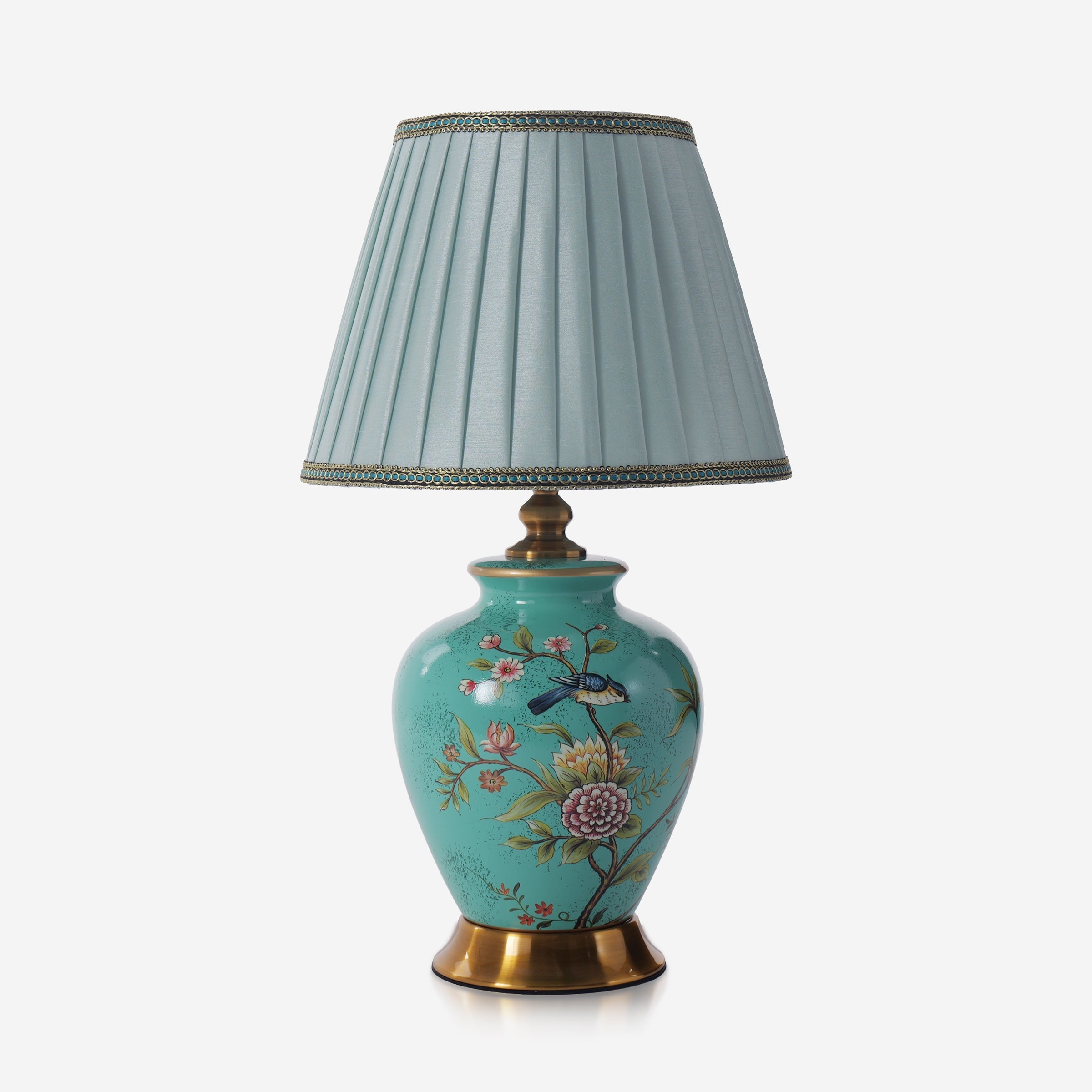 Ceramic Elegance | Timeless Hand-Painted Chinoiserie Table Lamp Collection 5