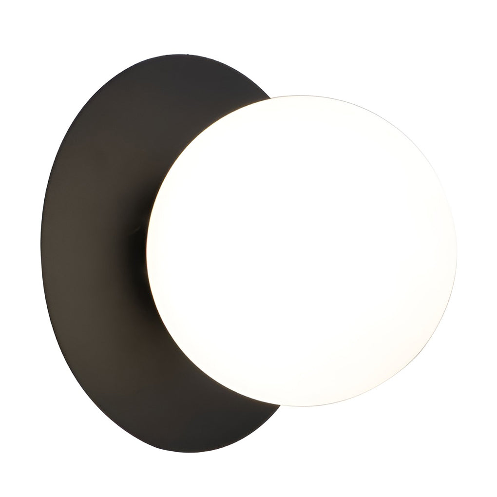 Freyza - LED Wall Sconce – Round Glass Ball Globe 12W Gold (15cm / 6in)