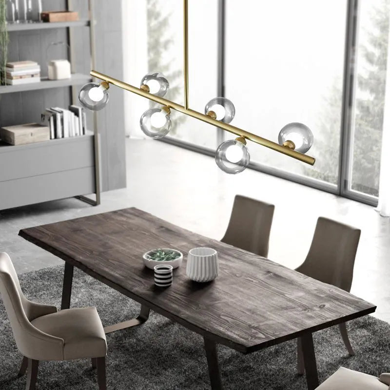 Freyza | Zesty lineare Pendelleuchte – Küche, Esszimmer
