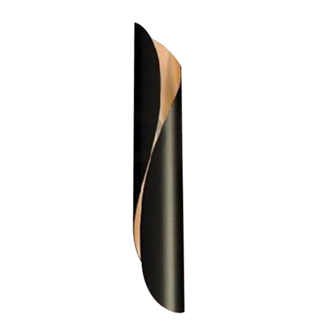 Freyza - Nordische Wandleuchte lineare Bogenform Eisen Schwarz Gold G9 50cm / 20in Industrieller Flur- und Nachttischlicht