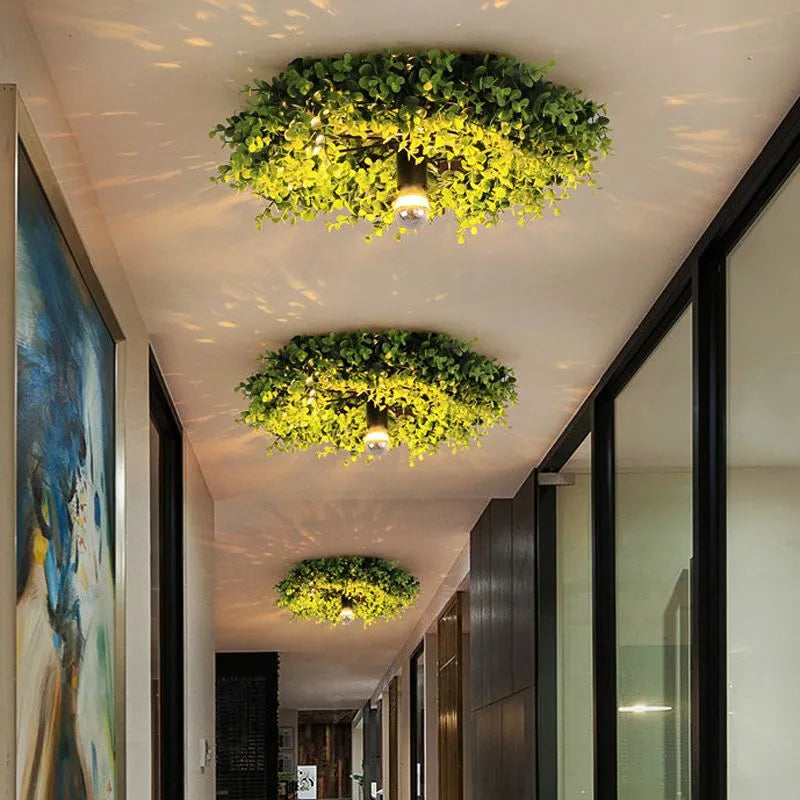 Freyza | Arko Plant Ceiling Flush Mount Ceiling Light – Bedroom Hallway Kitchen
