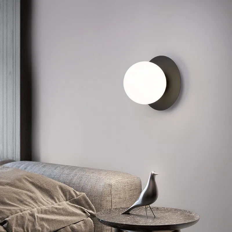 Freyza | Melo Wall Chic Glass Indoor Wall Light – Bedroom Living Room