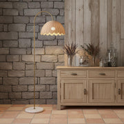 Freyza | Rattan Wood Floor Lamp – Living Room Bedroom