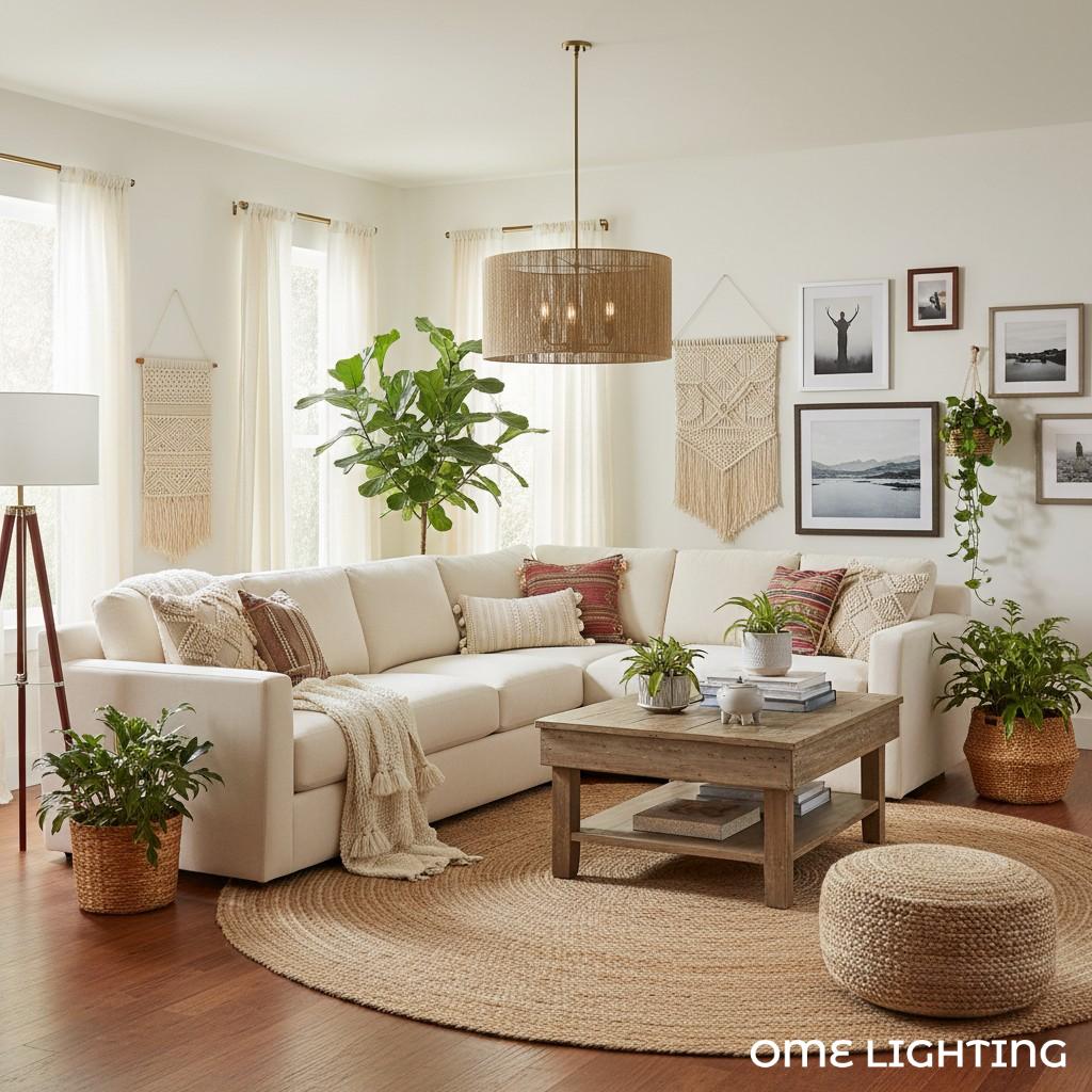 Freyza | Rowan Drum Brass Pendant Light