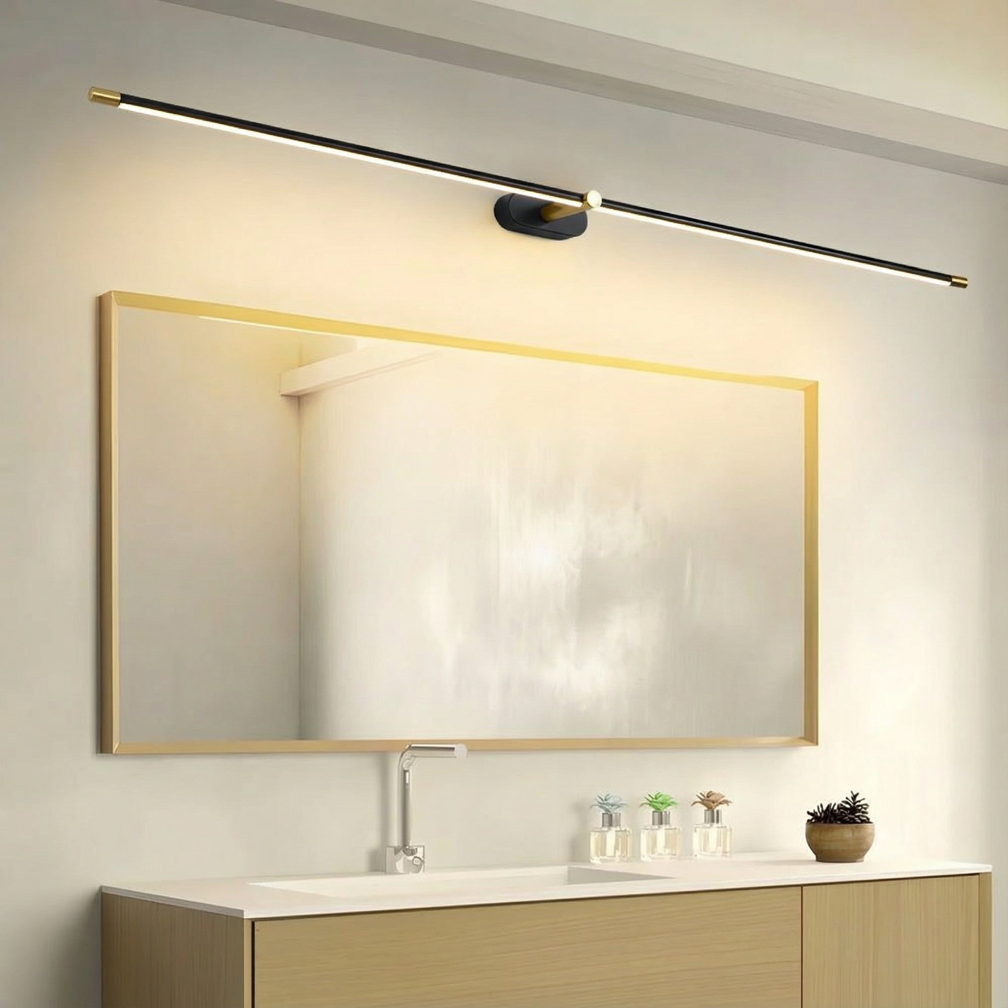 Freyza - LED Wall Sconce Linear Minimalist Vanity Bar Light Bathroom 68cm-128cm