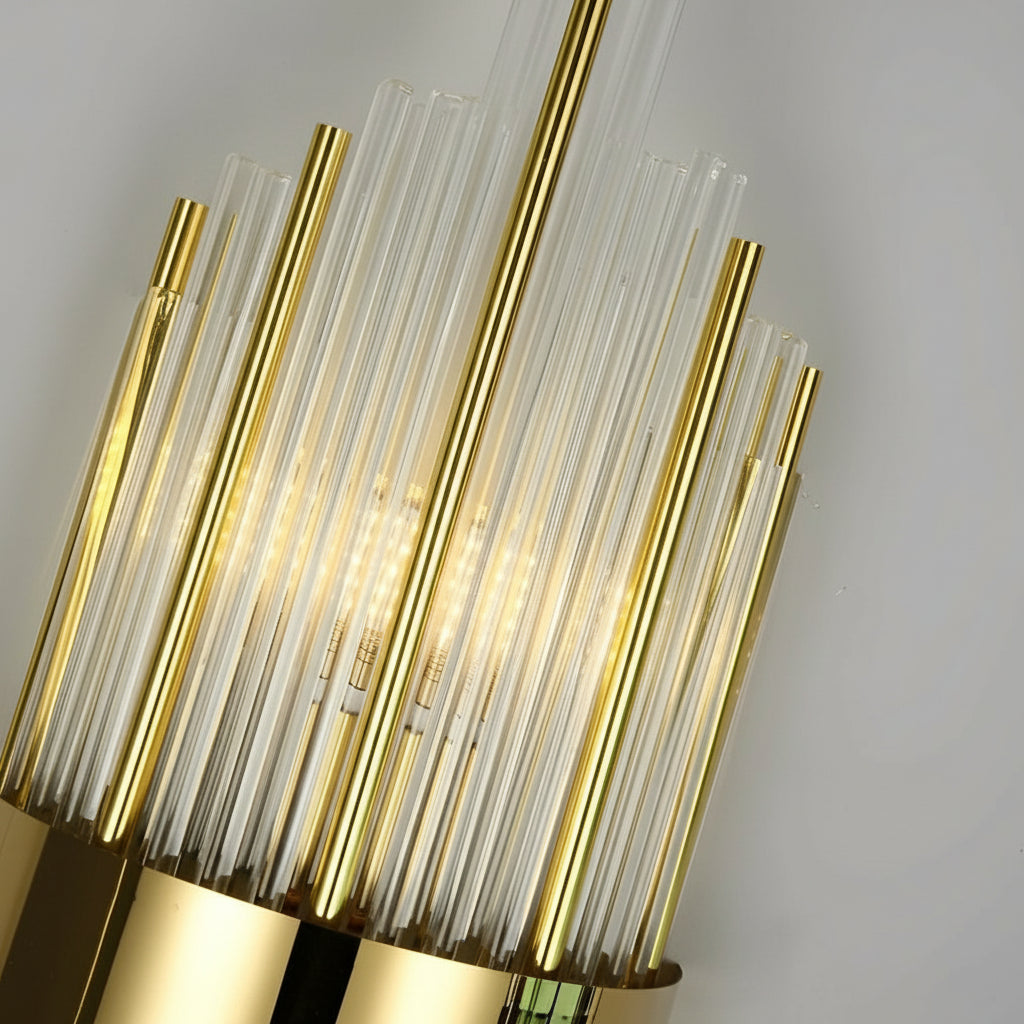 Freyza - Crystal Wall Sconce Stainless Steel LED 60cm / 24in 3-Color Dimmable Postmodern Light