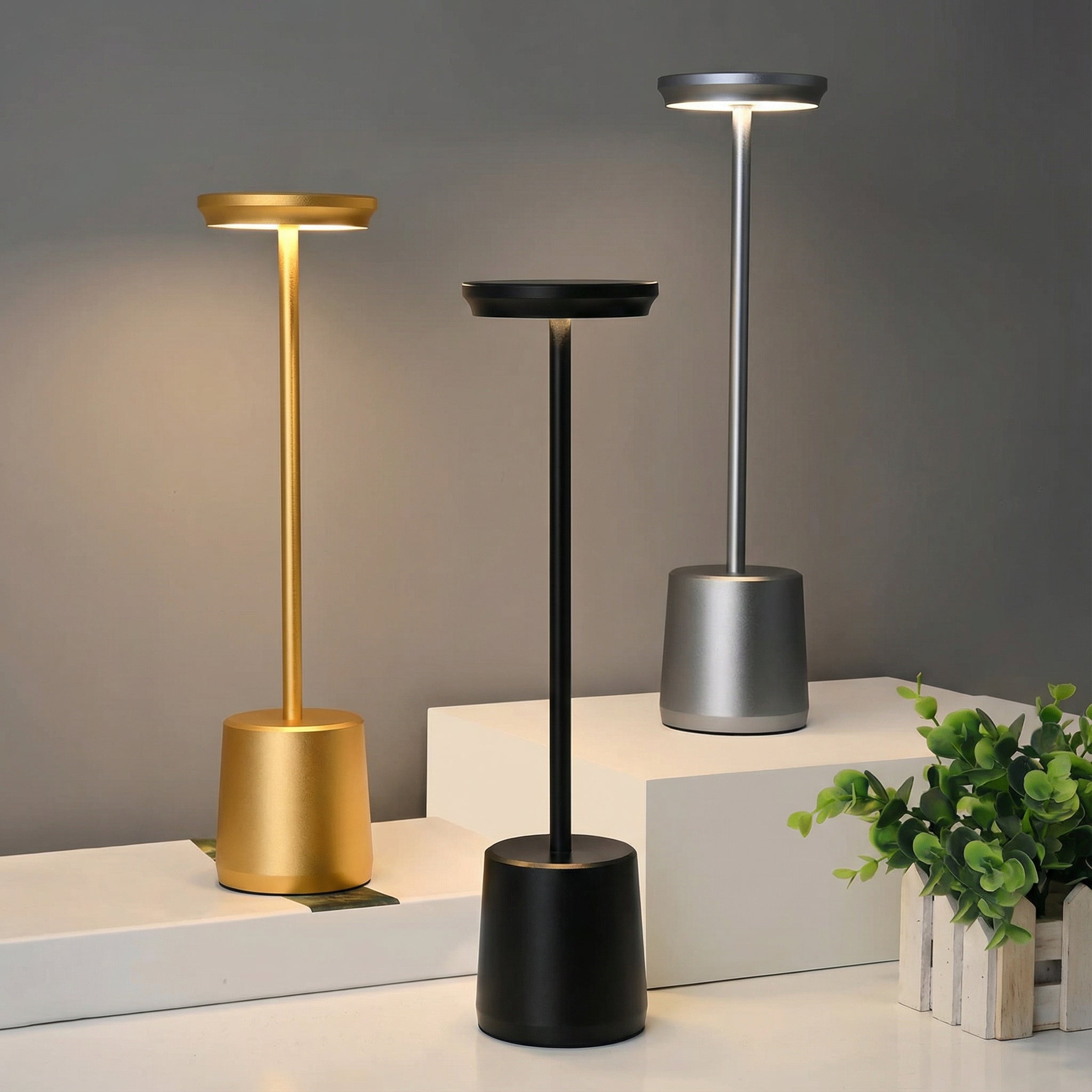 Freyza - LED Table Lamp Cordless Rechargeable Touch Dimming Portable 34cm / 13.4in