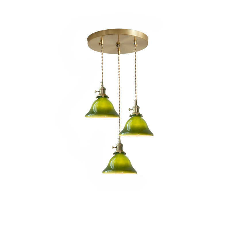 Freyza | Suspension en verre cuivré – Cuisine vintage, salle à manger