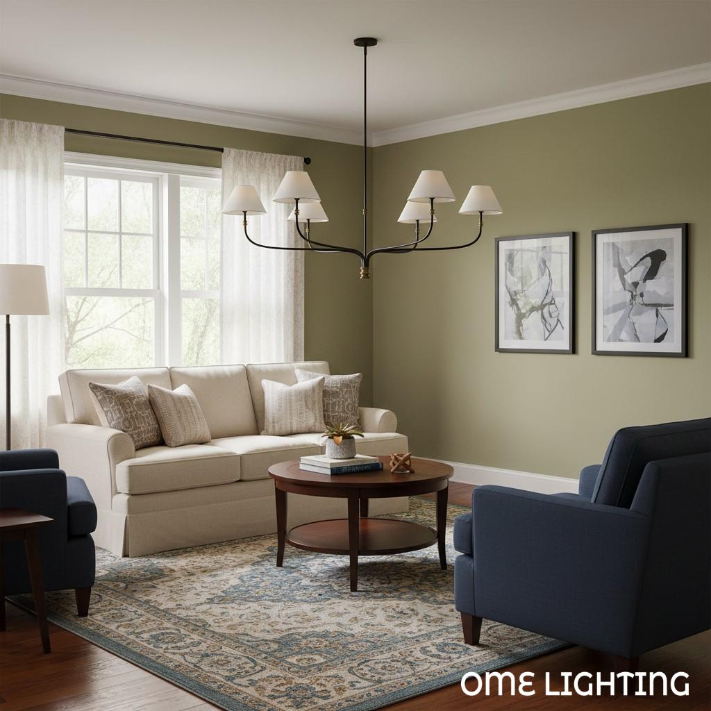 Freyza | Multi-Light Fabric Chandelier – Dining Room Living Room