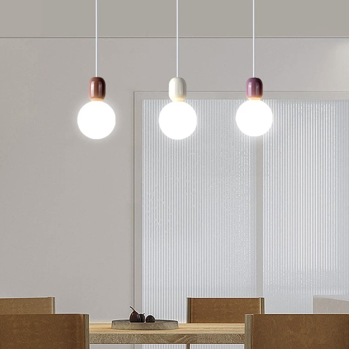 Freyza | Suspension en verre – Cuisine moderne, salle à manger