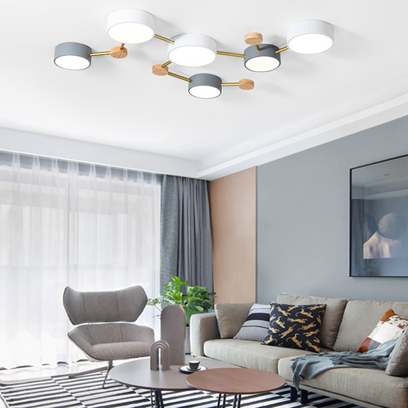 Freyza | Plafonnier blanc à montage encastré – Moderne pour chambre, couloir et cuisine