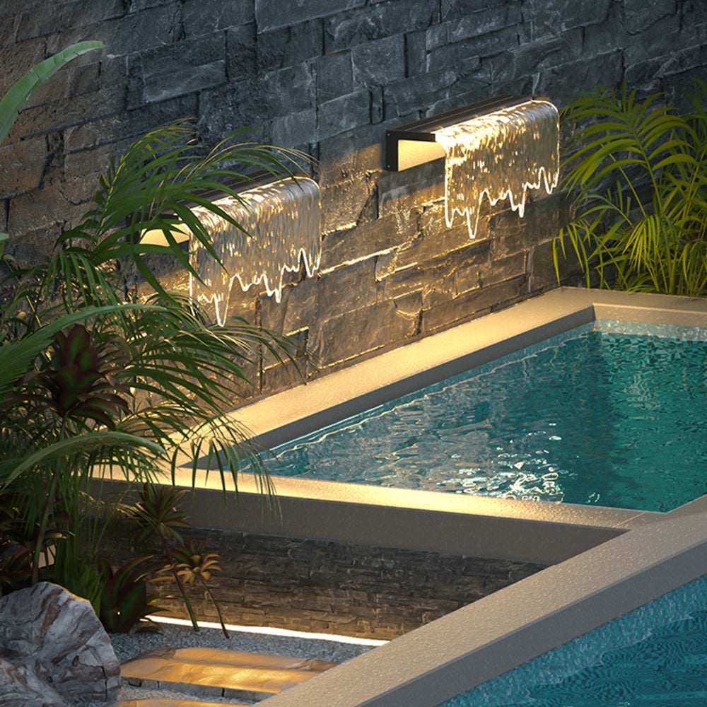 Freyza | Applique murale extérieure noire – Éclairage moderne pour jardin, porche et extérieur