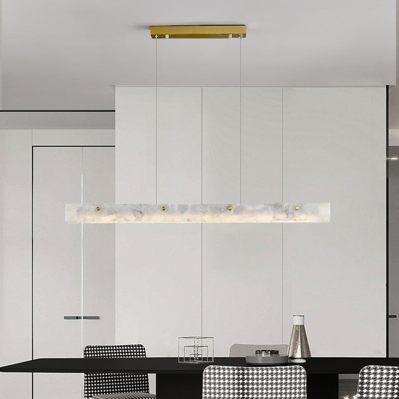 Freyza | Suspension en marbre blanc – Cuisine moderne et salle à manger