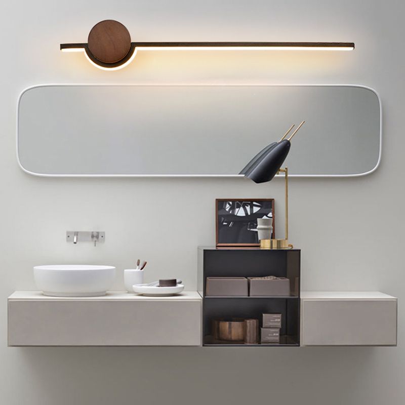 Freyza | Black Gold Bathroom Vanity Light – Nordic Bathroom Vanity Mirror